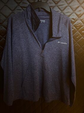 Columbia Navy Heather Quarter-Zip Pullover